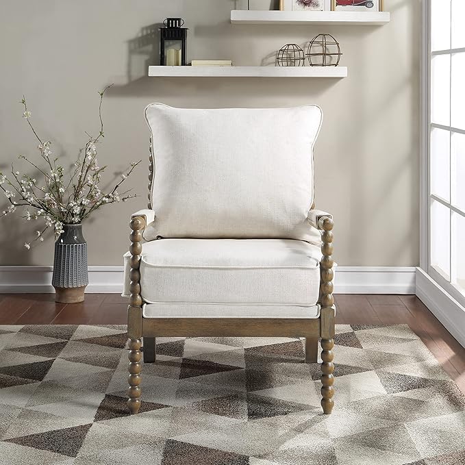 OSP Home Furnishings Fletcher Spindle Accent Chair - Image 9