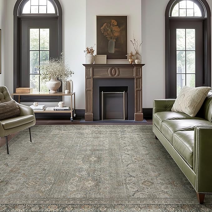 8X10 Area Rugs Machine Washable Rugs - Image 3