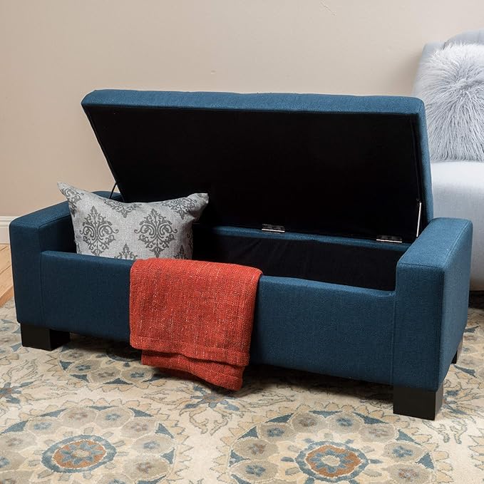 Ball & Cast 50.8" Upholstered Storage Ottoman - Image 3
