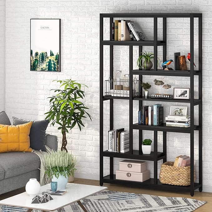 Tribesigns 79 Inch Bookshelf, 7-Tier Tall Bookcase - Image 6