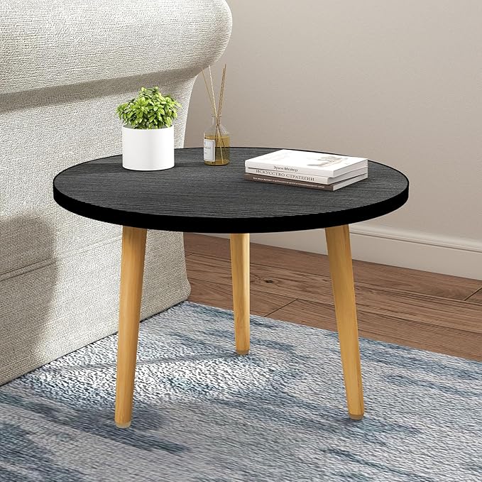 Round Coffee Table Low Table - Image 5
