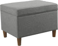 Home Decor | Dinah Collection Modern Storage Ottoman | Ottoman by Spatial+Order
