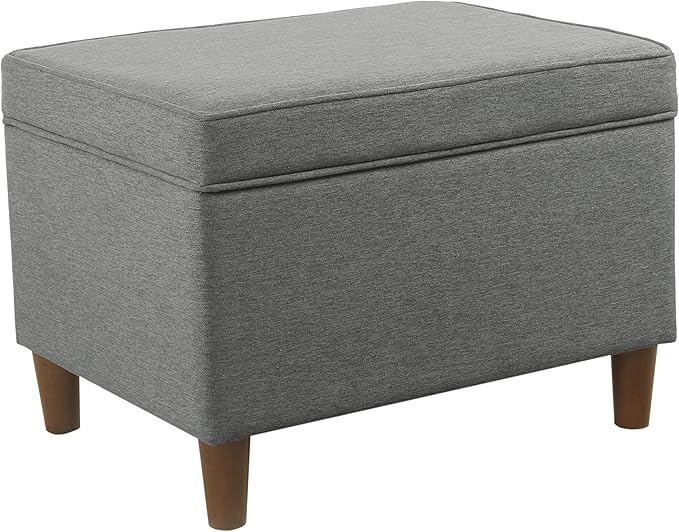 Home Decor | Dinah Collection Modern Storage Ottoman | Ottoman by Spatial+Order