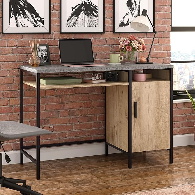 Sauder Market Commons Desk, Prime Oak Finish - Image 2