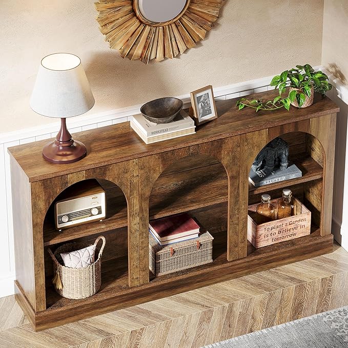Tribesigns Farmhouse Console Table, 63-Inch Long Entryway Table - Image 5