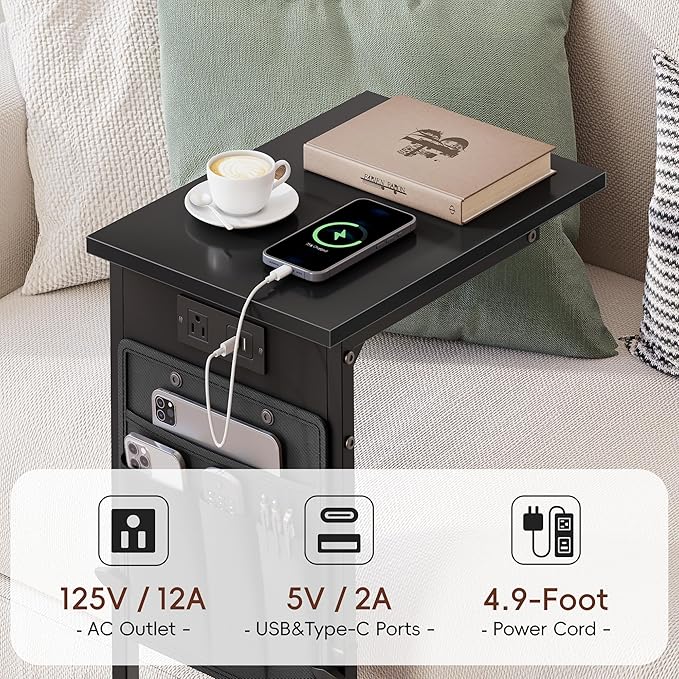 Vagusicc C Shaped End Table - Image 8