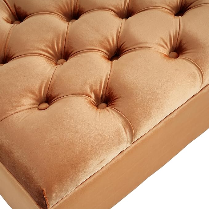 Christopher Knight Home Gloust Velvet Storage Ottoman, Upholstered Rectangular - Image 7