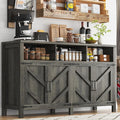 Buffet Sideboard with Storage Farmhouse with 4 Doors, Dining Room by KNOWORLD