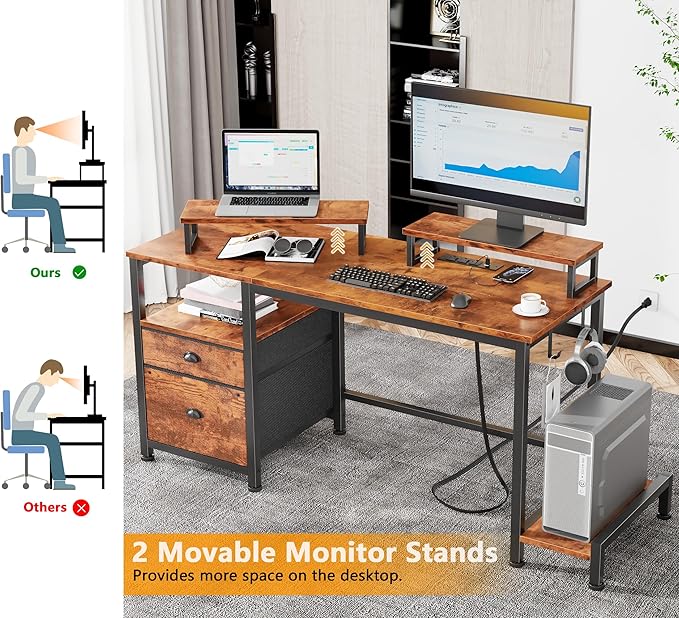 Furologee 47" Computer Desk - Image 5