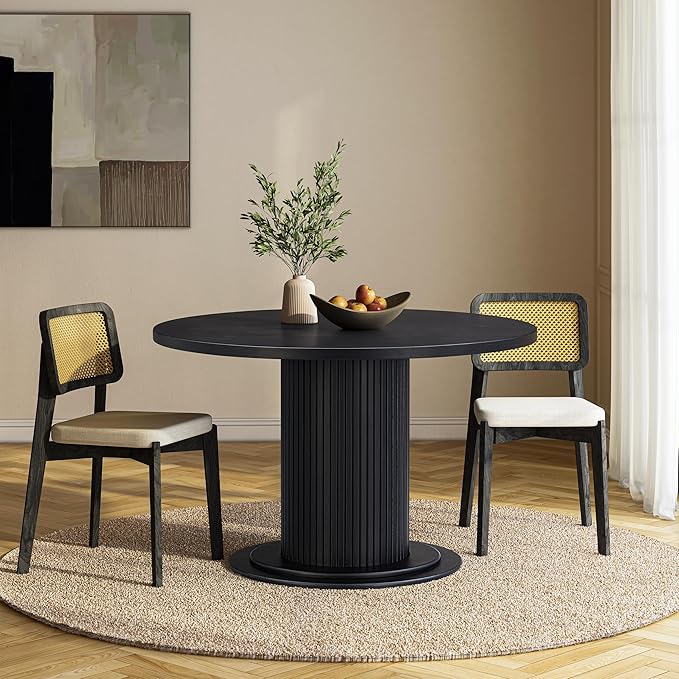 NTC Summit 47 Inch Modern Design, Round Dinner Table by NTC