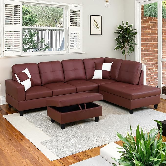 NicBex Sectional Couch 3 Pieces Sofa Set - Image 2