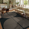 Lahome Modern Rainbow Easy Jute Rug, 6x9 Area Rugs by Lahome