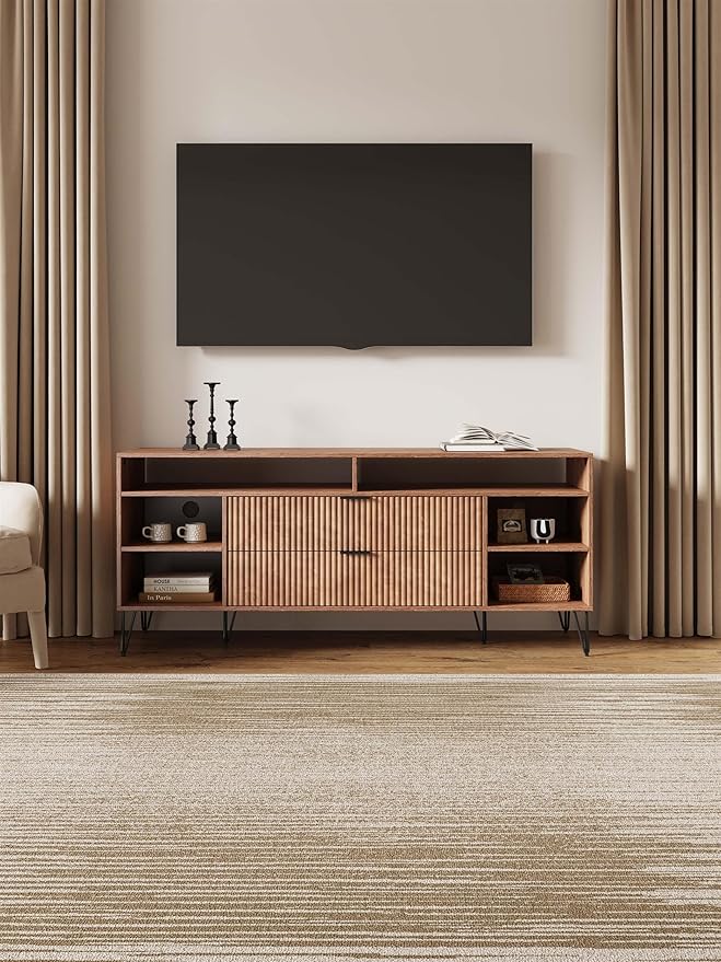 Manhattan Comfort Dumbo Mid Century Modern TV Stand - Image 2