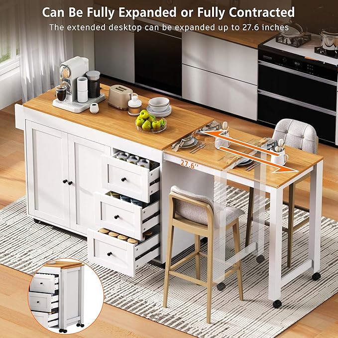 Ball & Cast 74.8" Kitchen Island - Image 5
