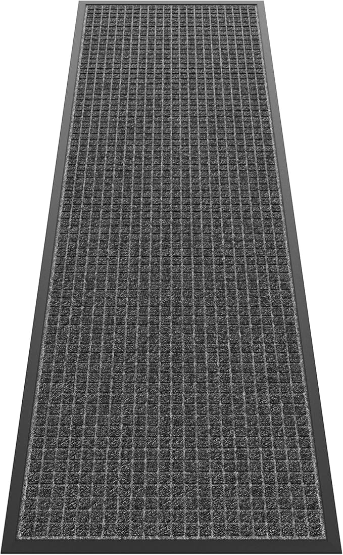 Sturdy Front Door Mat Outside Entrance, Stain and Fade Resistant, Natural by HOMEK