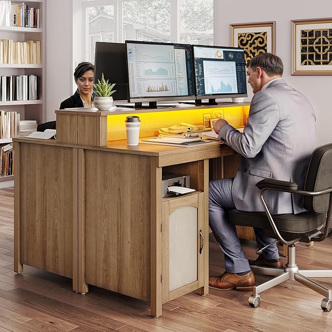DWVO Farmhouse Office Desk - Image 7
