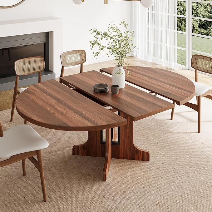 Feonase 59" Round Extendable Dining Room Table - Image 3