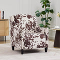 Ball & Cast Upholstered Arm Chair, Classic American Style Flower Design Fabric by BallCast