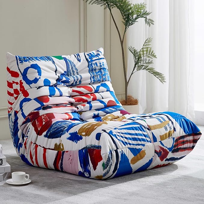 Bean Bag Chair, Fireside Chair Bean Bag Sofa Large Bean Bag Chair by Unknown
