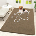 OLANLY Door Mat for Muddy Dog Paws 70x46, Ultra Absorbent Chenille Mud Doormat by OLANLY