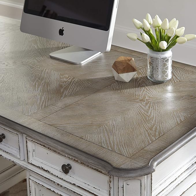 Liberty Furniture Industries Magnolia Manor Complete 5 Piece Desk - Image 3