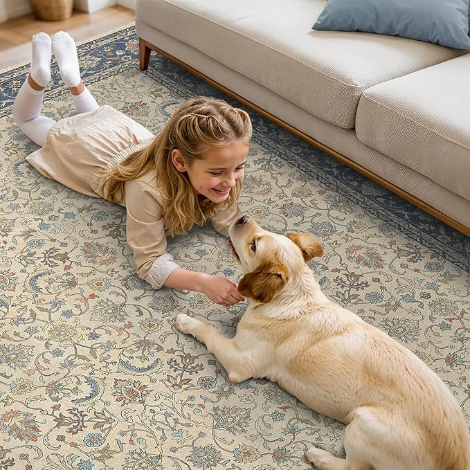 8X10 Area Rugs Machine Washable Rugs - Image 4