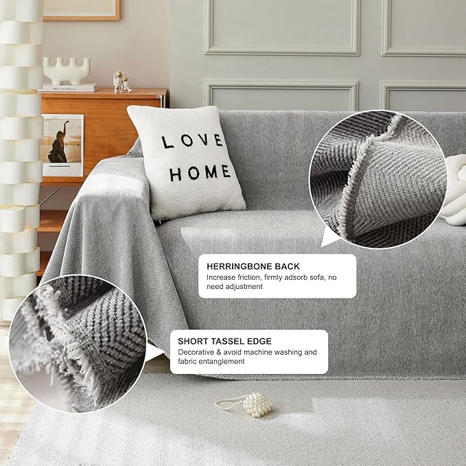 STACYPIK Jacquard Non Slip Sofa Cover - Image 2