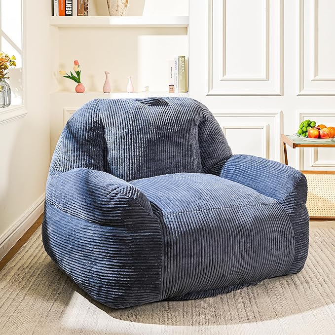 Giant Bean Bag Chair, Faux Fur Bean Bag Chairs - Image 3