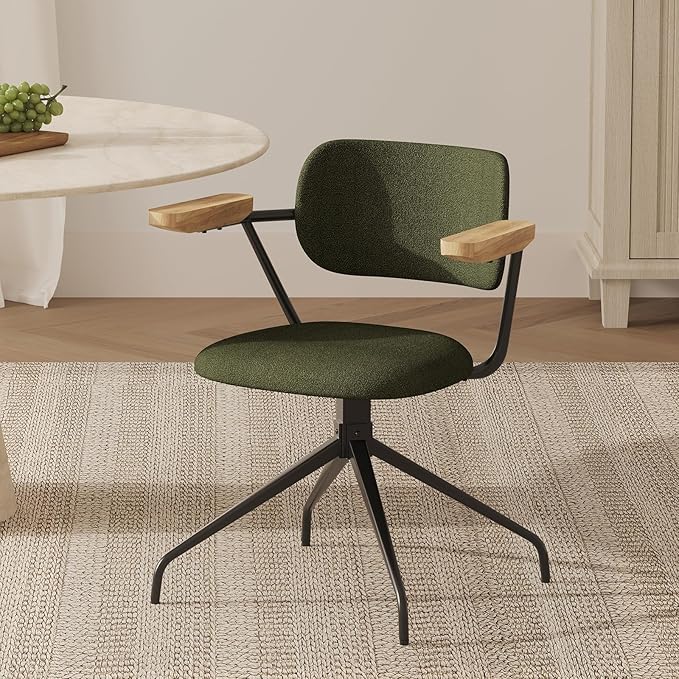 Modern Swivel Dining Chairs Set of 2 - Image 8