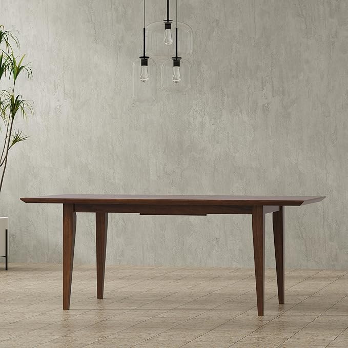 SIMPLIHOME Colby Extendable Dining Table, Solid Wood Walnut Veneer in Walnut - Image 20