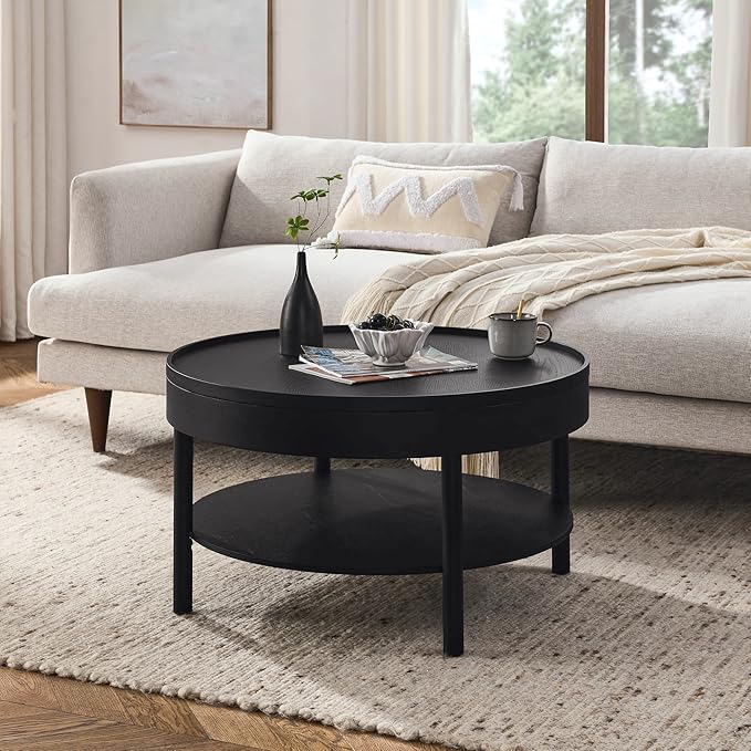 Circular Coffee Table, Living Room Table by NICCAE