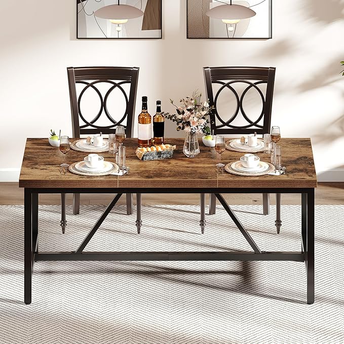 DWVO 70.8" Large Dining Room Table - Image 6