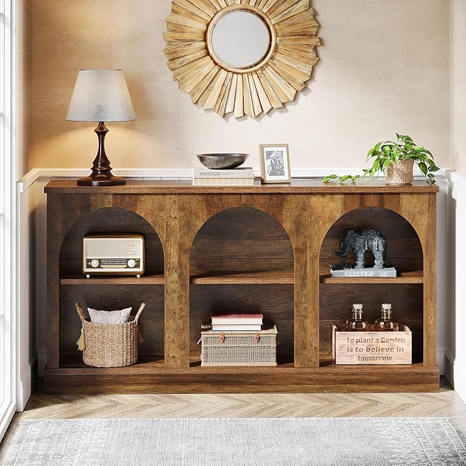 Tribesigns Farmhouse Console Table, 63-Inch Long Entryway Table - Image 8