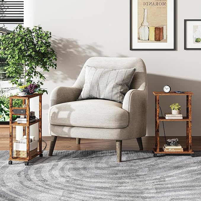TUTOTAK Small Narrow Side Table - Image 7