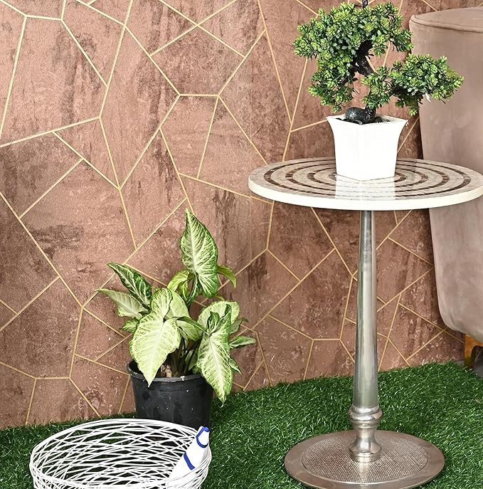 CLEENTABLE Mosaic Round End Table - Image 6