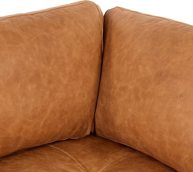 POLY & BARK Napa Leather Corner Sectional Sofa in Full-Grain Pure-Aniline - Image 8