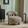 Christopher Knight Home Elvina Boucle Fabric Accent Chair, Solid Wood Single by ChristopherKnightHome