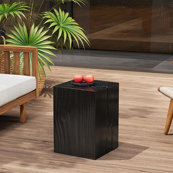 Christopher Knight Home Bard 18" Square Living Room Side Table, Wood-Like by ChristopherKnightHome