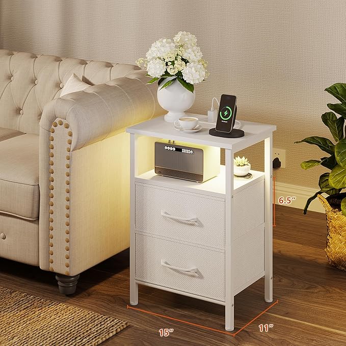 Nightstands Set of 2, Night Stand - Image 3