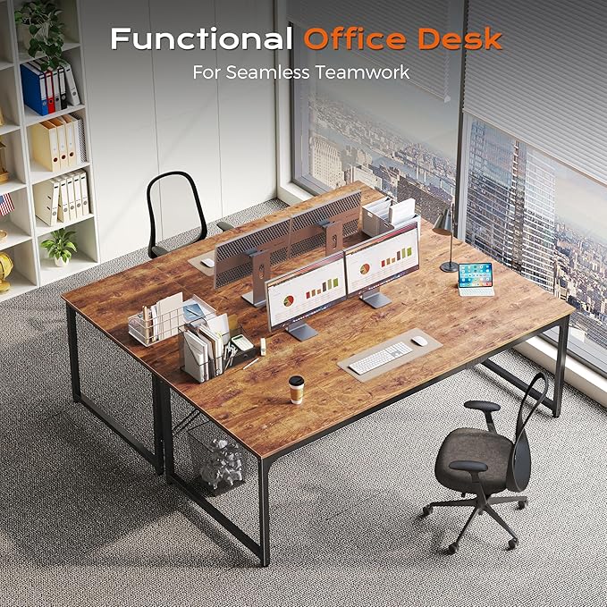PRAISUN 70.8 X 29.5 Inch Computer Desk - Image 4