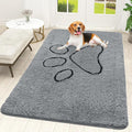 OLANLY Door Mat for Muddy Dog Paws 59x35, Ultra Absorbent Chenille Mud Doormat by OLANLY