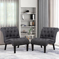 Yongqiang Accent Chairs Set of 2 Upholstered Living Room Bedroom Side Chairs by lightupyourlife