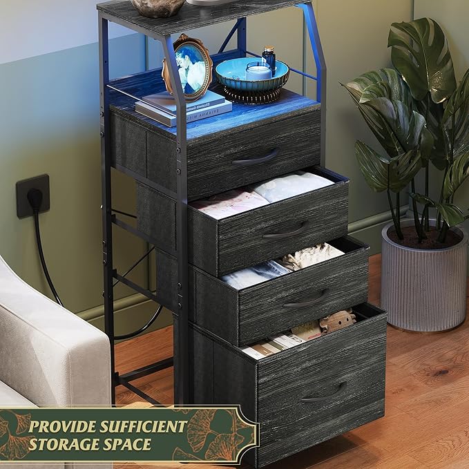 WLIVE Night Stand Set of 2 - Image 6