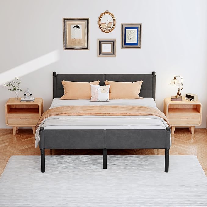 Metal Bed Frame, 14Inch Full Size Bed Frame by Henshwon