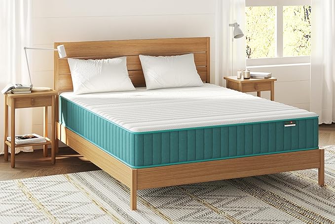 Firm Queen Mattress, 10 Inch Cooling-Gel Memory Foam & Pocket Spring Hybrid - Image 6