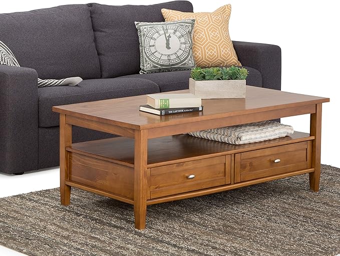 SIMPLIHOME Warm Shaker Coffee Table - Image 2