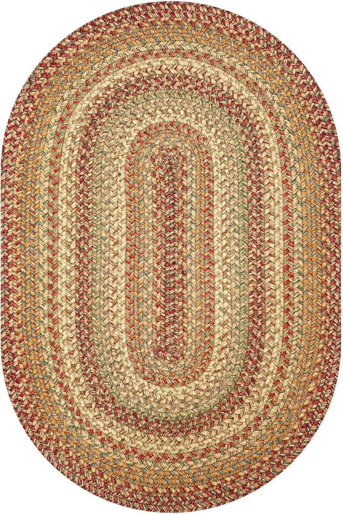 Homespice 2x3' Brown Oval Braided Rug. Harvest Brown Jute Oval Rug. Uses- - Image 9