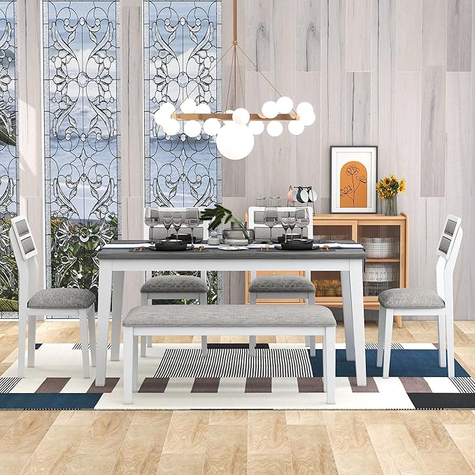 Ball & Cast 6-Piece Dining Table Set - Image 4