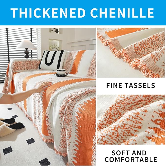 LUFEIJIASHI Boho Couch Covers for Sofa Non Slip Sofa Covers Washable Couch - Image 6