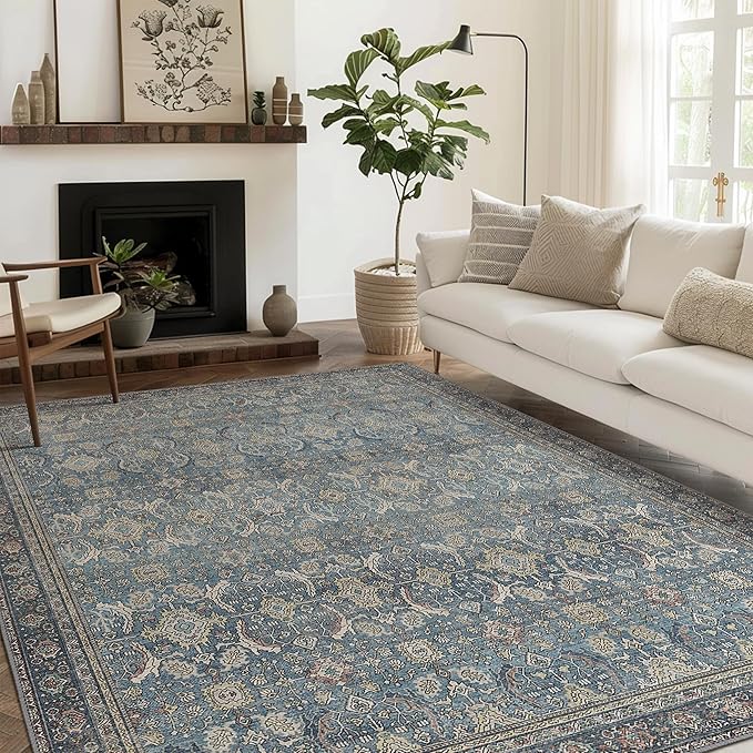 9X12 Area Rugs Machine Washable Rugs - Image 2